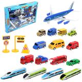 Набор машинок "Поезда" 448х52х282 см