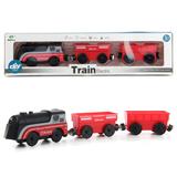 Поезд на магнитах эл "Грузовой локомотив", 33х5х8,3, кор