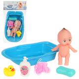 Пупс в ванночке, 19,5х5,5х35 см, пакет