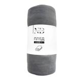 ND Home Плед флисовый "Бахрома, грис", 100% полиэстер, 130*150 см