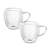 ND Play Термокружки с двойными стенками в подарочной упаковке, 280 мл, набор из 2 шт., стекло