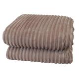 ND Play Плед велсофт "Полоски, беж", 100% полиэстер 200*220 см