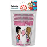 ND Play LOVE IS… Стаканы бумажные, 6 шт*250 мл