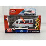 Машина металл ГАЗ газ-3221 "газель" СКОРАЯ длина 12,2 см, двери,инерц, кор. Технопарк