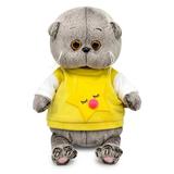 BUDI BASA Кот Басик BABY в толстовке со звездой 20 см