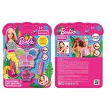 Косметика ДЛЯ ДЕВОЧЕК Барби тени с блестками помада блистер МИЛАЯ ЛЕДИ