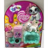 Игровой набор с питомцами и аксессуарами, пластиковый, на блистере Тутти