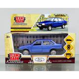 Машина металл ВАЗ-21099 "СПУТНИК" длина 12 см, двери, багаж, синий, кор. Технопарк