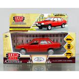 Машина металл ВАЗ-21099 "СПУТНИК" 12 см, двери, багаж, инерц, красный, кор. Технопарк