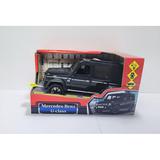 Машина пластик свет-звук MERCEDES-BENZ G-CLASS 18 см, инерц, черный, кор. Технопарк