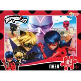 Леди Баг и Супер-кот. Пазлы классические. Пазл 104 детали.190х141х35 мм. Умные игры 