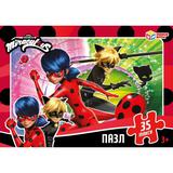 Леди Баг и Супер-кот. Макси - пазлы. 35 деталей.180х127х35 мм. Умные игры