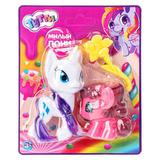 Набор пони пластиковые (8см и 6см), расческа, на блистере Тутти 