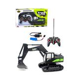 Экскаватор радиоуправляемый, 6 каналов, свет, в комплекте аккумулятор, USB шнур, элементы питания АА*2шт.не входят, коробка