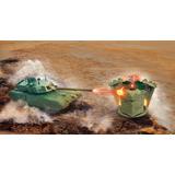 Танк р/у 1:24 Армата T-14 (Россия), аккум., интерактивная башня, при попадании разрушается