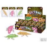 Игрушка-антистресс блестяшки крокодил, дисплей 12 шт Супер Жим