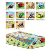 Конструктор насекомые, 10 шт в дисплее Город мастеров