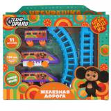 Железная дорога мульт. Чебурашка длина пути 136, кор.25*20,5*3,5см ТЕХНОДРАЙВ