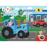 Пазлы 60 Синий трактор