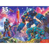 Пазлы 35 Трансформер и робот