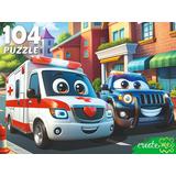 Пазлы 104 Важный транспорт в городе