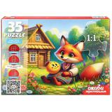 Пазлы 35 Оживи мультфильм. Колобок