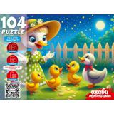 Пазлы 104 Оживи мультфильм. Гадкий утёнок