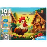 Пазлы 104 Оживи мультфильм. Петушок - золотой гребешок