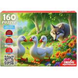 Пазлы 160 Оживи мультфильм. Гуси гуси гагага