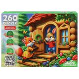 Пазлы 260 Оживи мультфильм. Заюшкина избушка