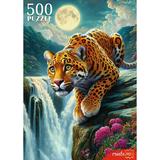 Пазлы 500 Леопард и луна