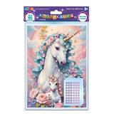 Аппликация бусинами 18*25 см единорожки МУЛЬТИ АРТ
