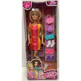 Кукла 29 см, руки и ноги сгибаются, с аксессуарами, КАРАПУЗ