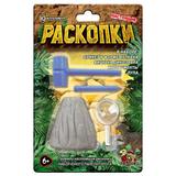 Набор раскопки вулкан, скелет динозавра, блистер IQ Эксперимент