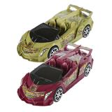 Машинка спортивная фрикционная набор 2шт. (бордовая+салатовая)