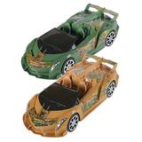 Машинка спортивная фрикционная набор 2шт. (зеленая+коричневая)