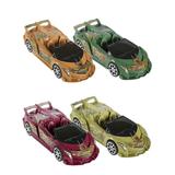 Машинка спортивная с открытым верхом фрикционная набор 4штуки