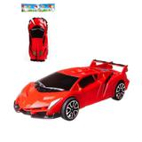 Машинка ABtoys Спортивная гоночная, пластмассовая, красная, 19,5х8,5х5см