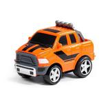 Машинка ПОЛЕСЬЕ Крутой Вираж гоночный №4 инерционный, оранжевый