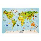 Пазл Десятое королевство планшетный Карта мира 60 элементов