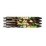 Ручка шариковая CENTRUM автоматическая Flower Tiger, объемный стержень, металлический корпус, цвет чернил синий