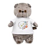 Басик в футболке с принтом Вот это кот, Мультсериал 19 см