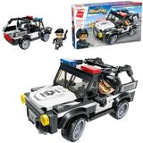 Конструктор Qman серия MineCity Полицейские машинки 4 вида в дисплее 4 шт