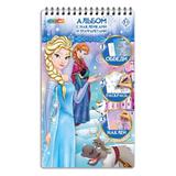 Альбом с наклейками и трафаретами снежная принцесса MultiArt