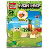 Конструктор мой мир с резиновыми фигурками, 24 пакета в дисплее Город мастеров