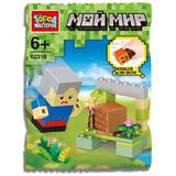 Конструктор мой мир с резиновыми фигурками, 24 пакета в дисплее Город мастеров