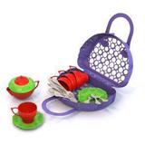 Набор посуды Волшебная Хозяюшка, 22 предмета в сумке-корзинке