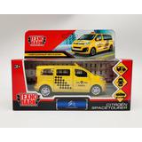 Машина металл CITROEN SPACE TOURER ТАКСИ 12 см, двер, инерц, желтый, кор. Технопарк