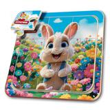 Игрушка деревянная пазл 15*15 см. терм. пакет Буратино