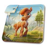 Игрушка деревянная пазл 15*15 см. терм. пакет Буратино